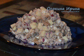 Сборный салат с мясом