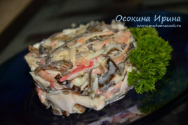 Салат с морской капустой-4