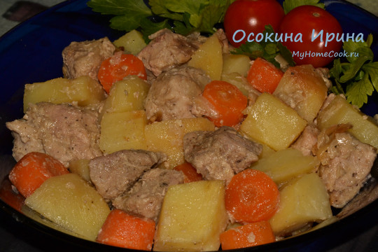 Запечённая свинина с овощами - 2